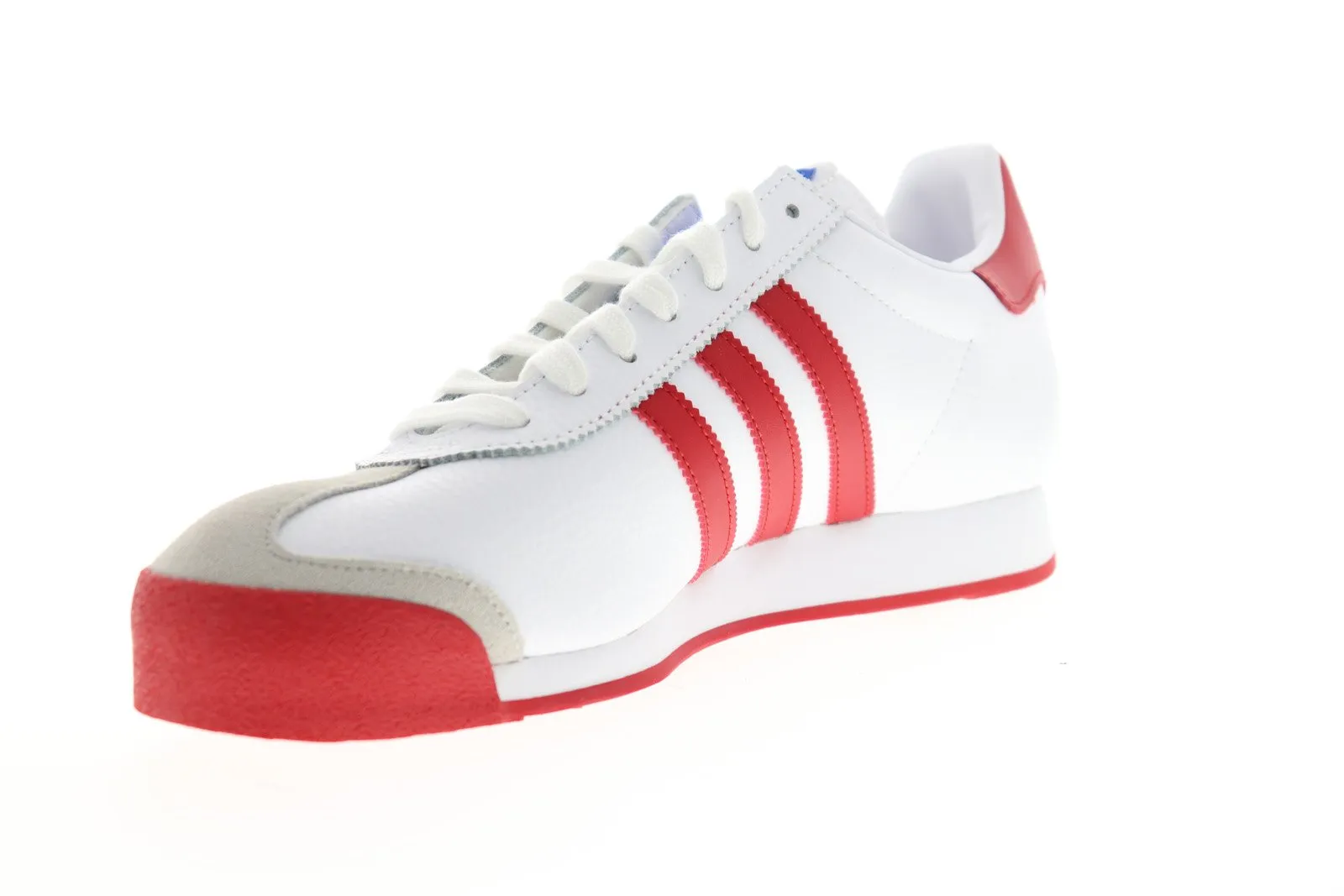 Adidas Samoa EG3001 Mens White Suede Originals Lace Up Lifestyle Sneakers Shoes