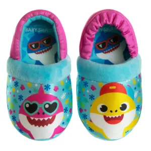 Baby Shark "Cool and Friendly" Toddler Girls' Slippers