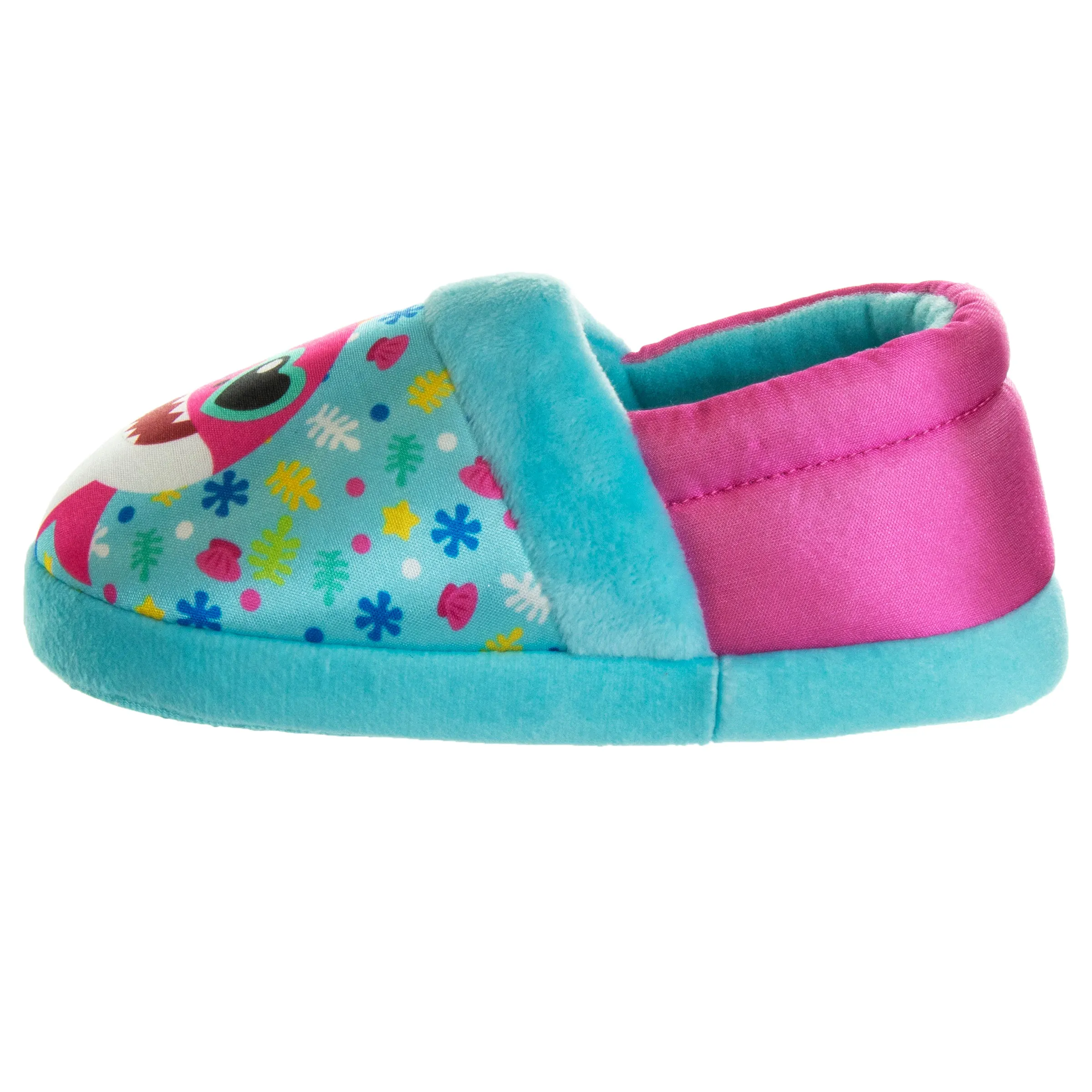 Baby Shark "Cool and Friendly" Toddler Girls' Slippers