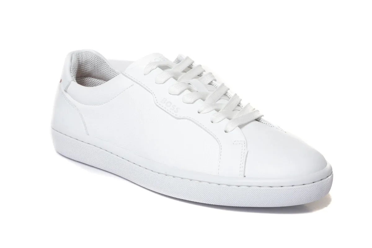 BOSS Ribeira_Tenn_Mclt Trainer in White