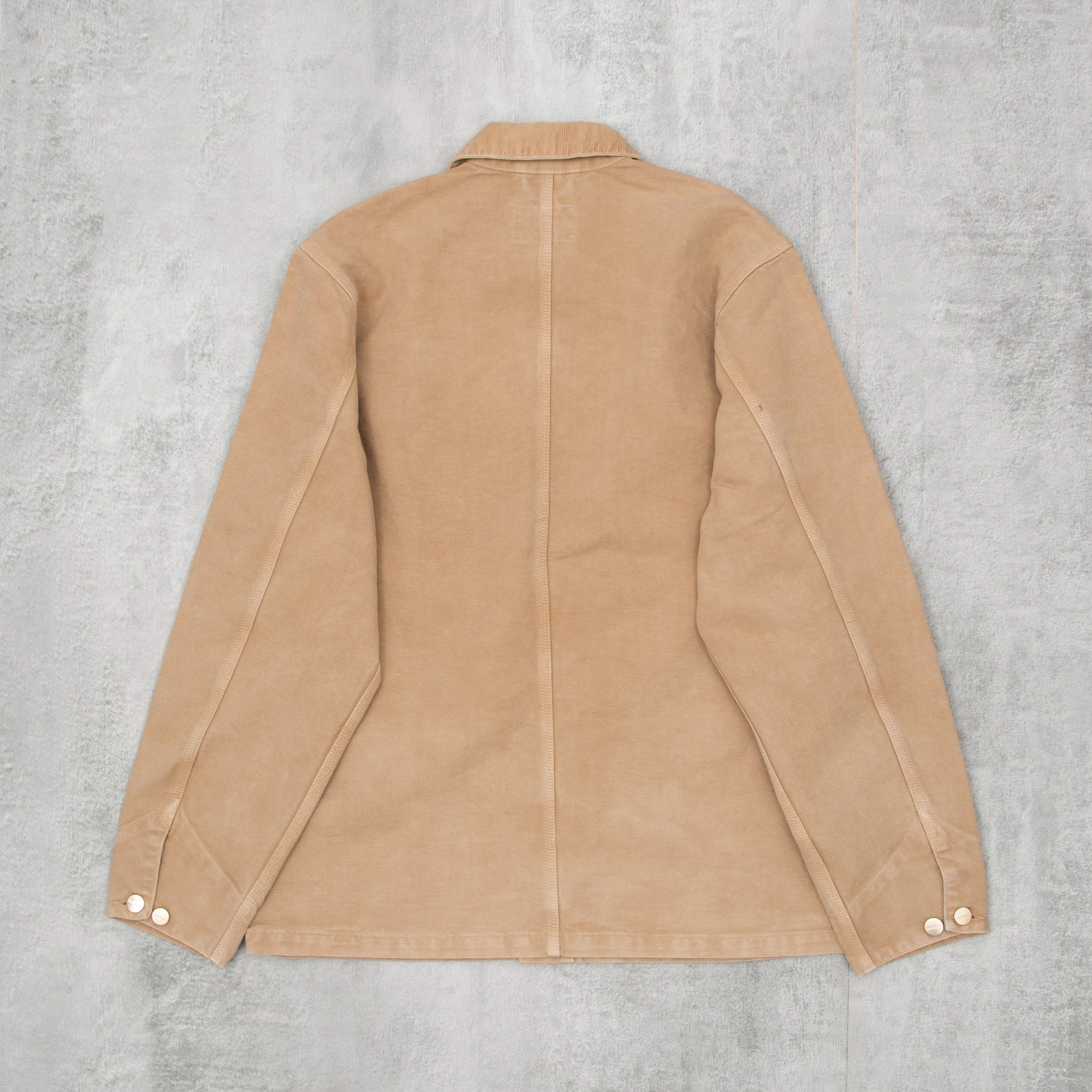 Carhartt WIP Michigan Coat Worn Canvas - Dusty H Brown