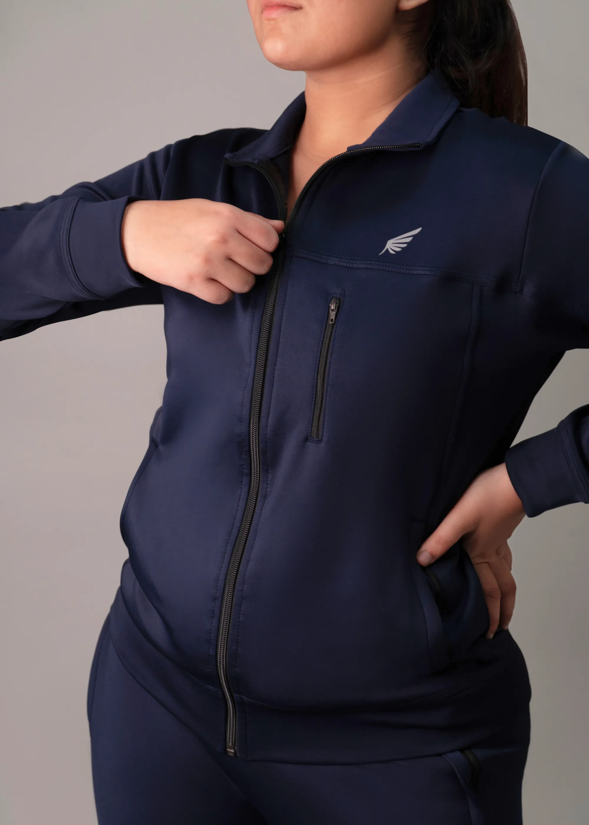 Comfy Solid Track Jacket