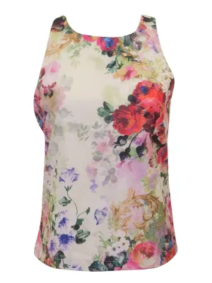 Glamorous Floral Sleeveless Top