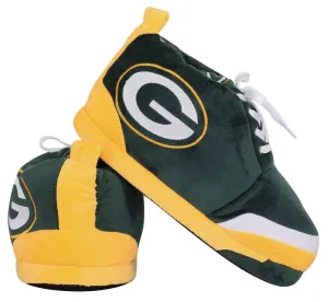 Green Bay Packers Youth Plush Sneaker Slipper