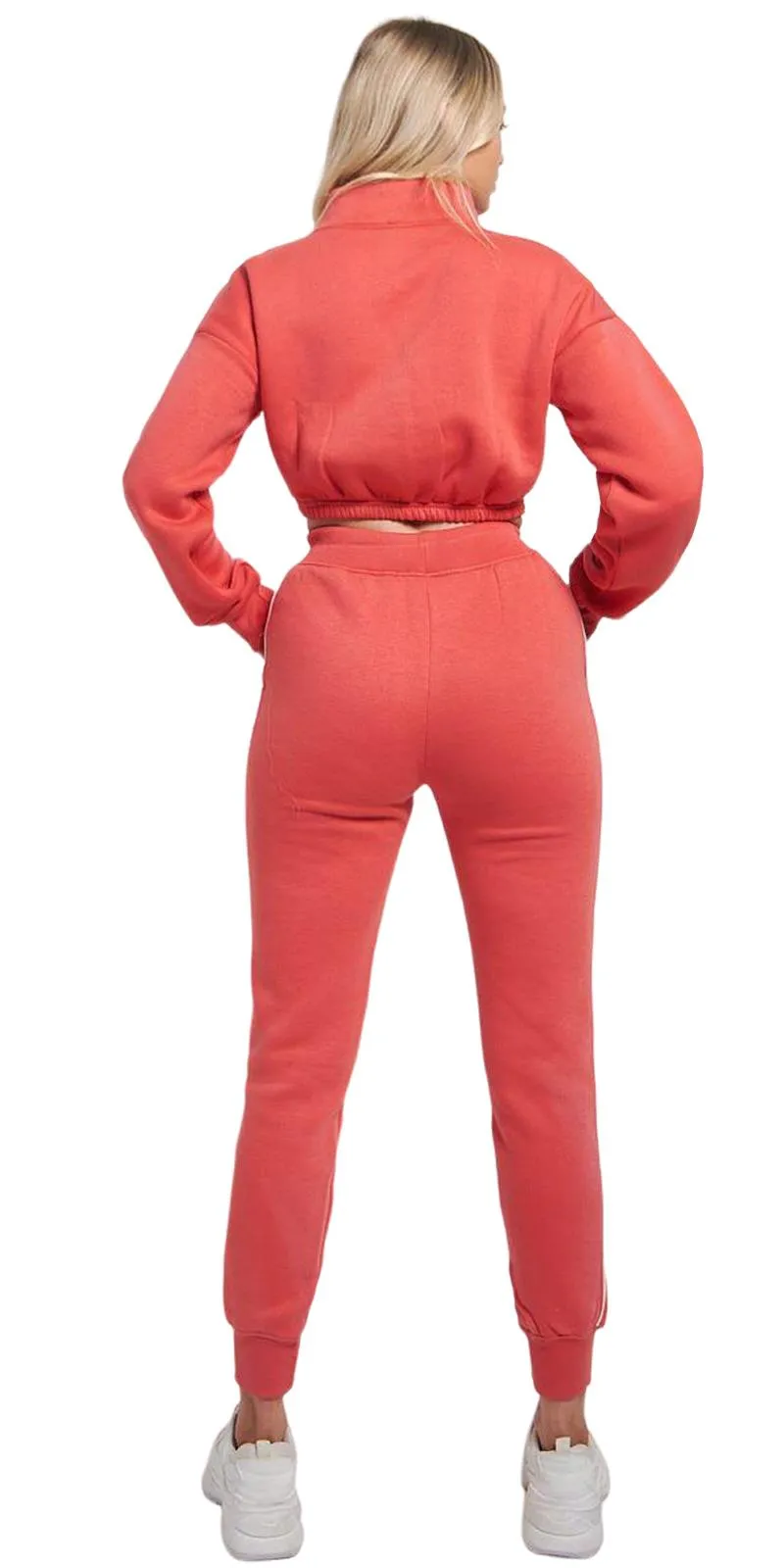 Ladies 2 Pieces Zipped Tracksuit