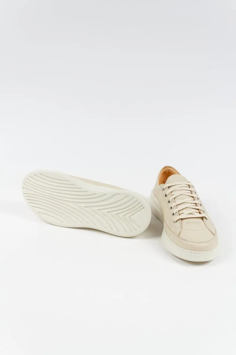 Lotus Sneaker | Ecru Leather