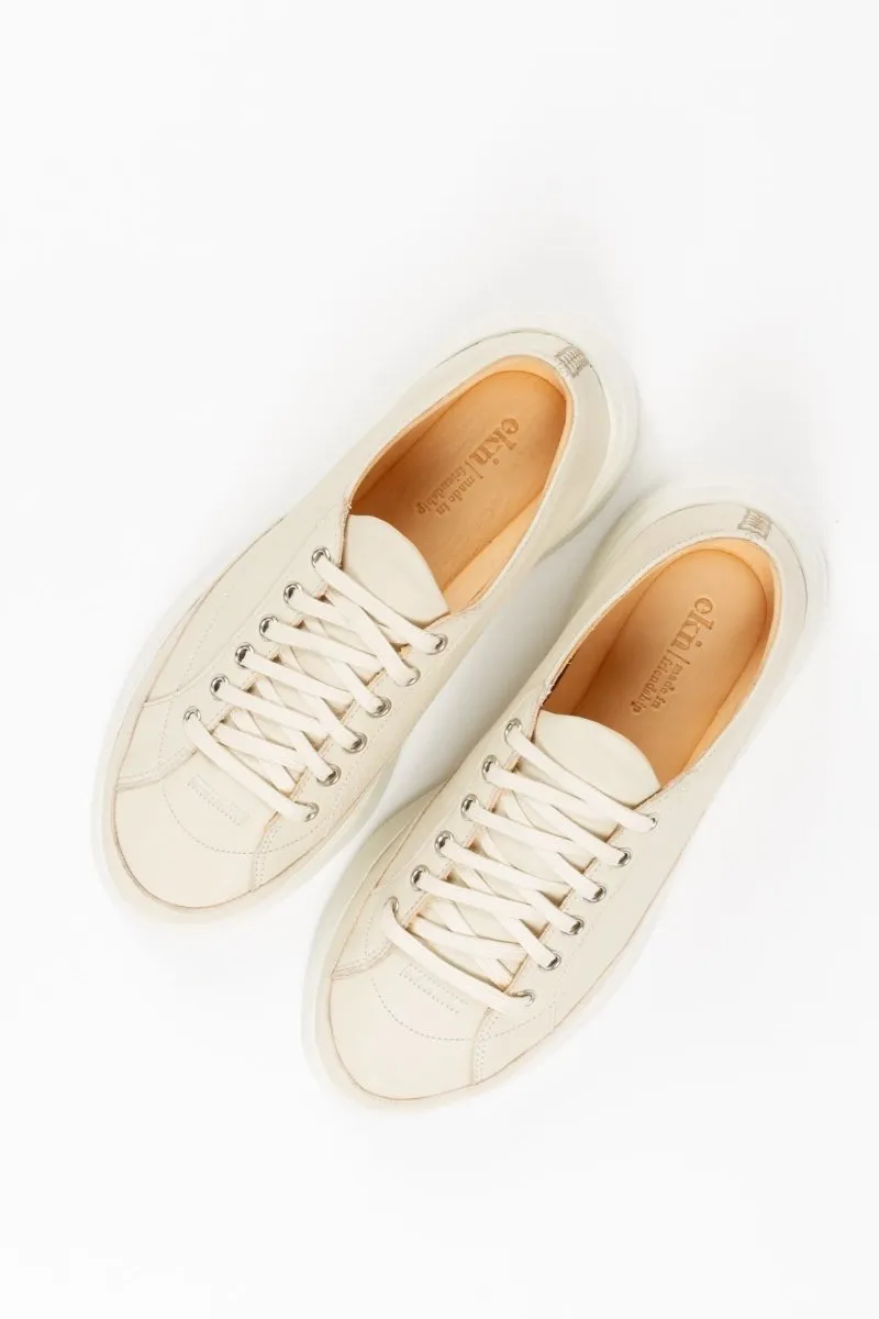 Lotus Sneaker | Ecru Leather