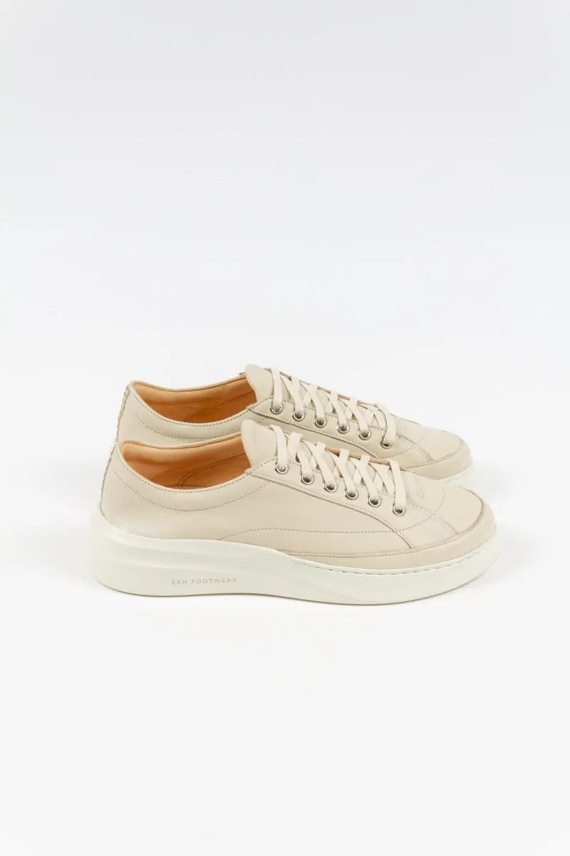 Lotus Sneaker | Ecru Leather