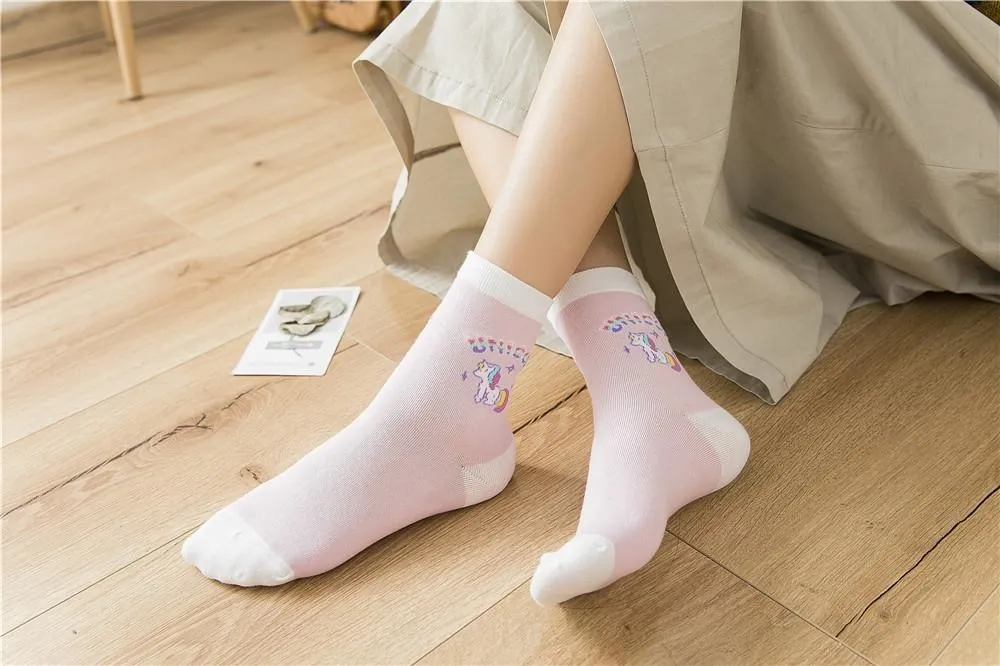 Milky Unicorn Socks