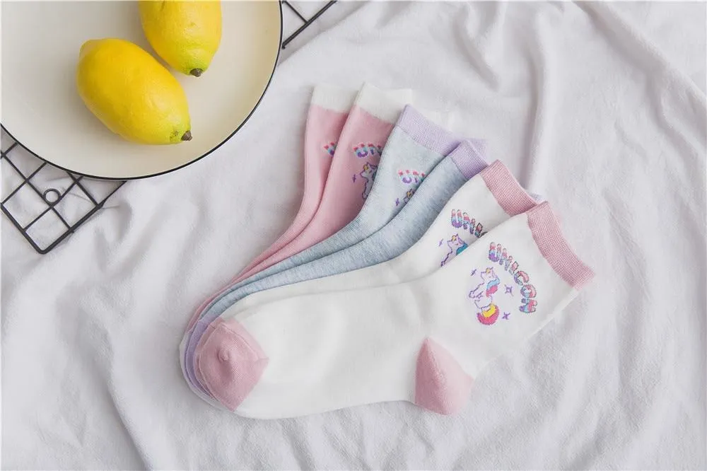 Milky Unicorn Socks