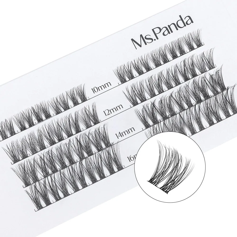 Ms. Panda Serenity 10-16mm Mix Curl 40 Clusters False Eyelashes