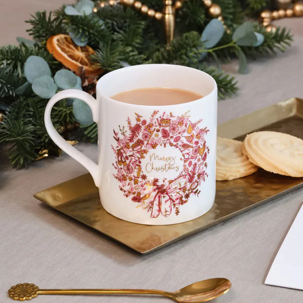 "Christmas Wreath" Mug