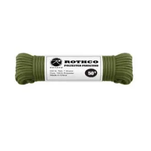 Rothco 550lb. Polyester Paracord - Olive Drab (50')