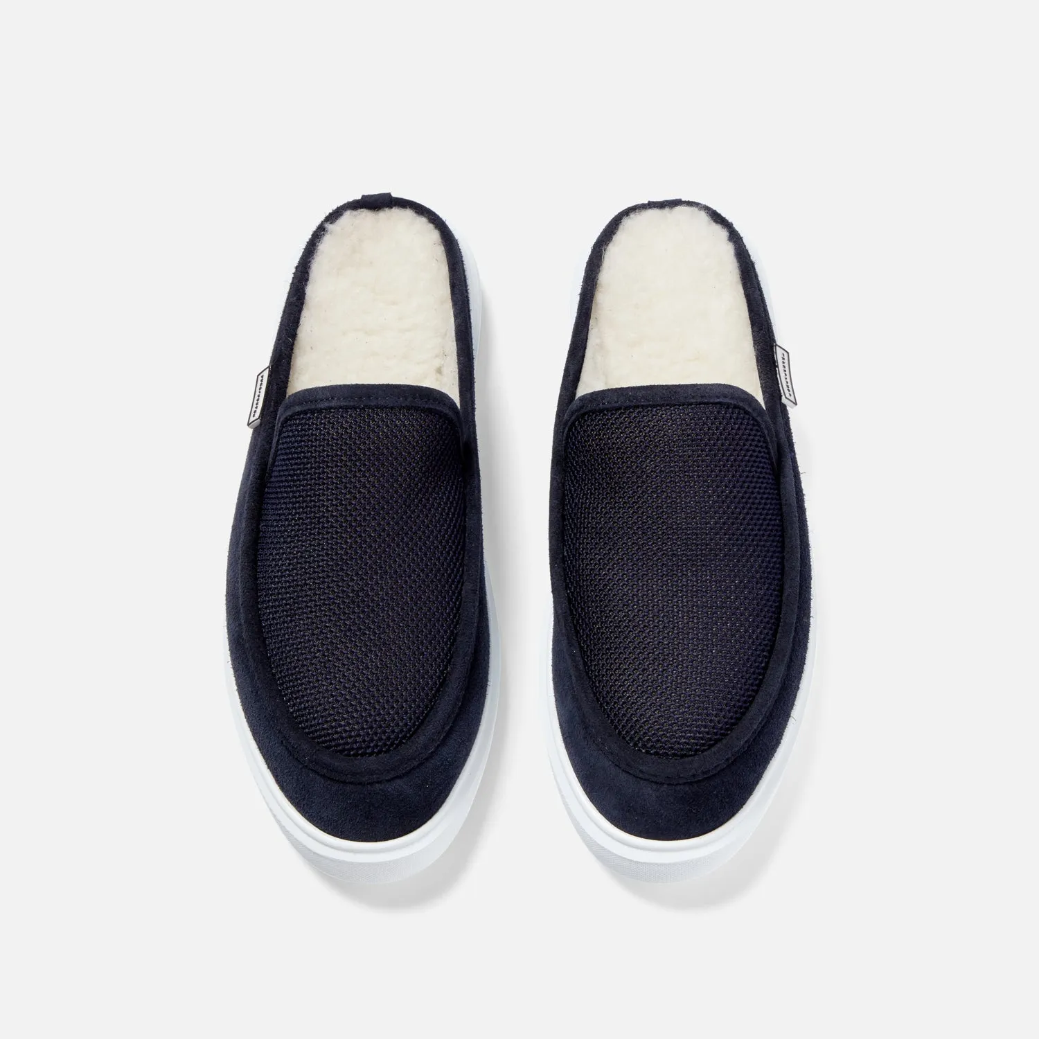 Sean Navy Slipper - Women's