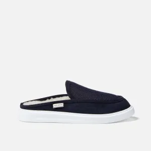 Sean Navy Slipper - Women's