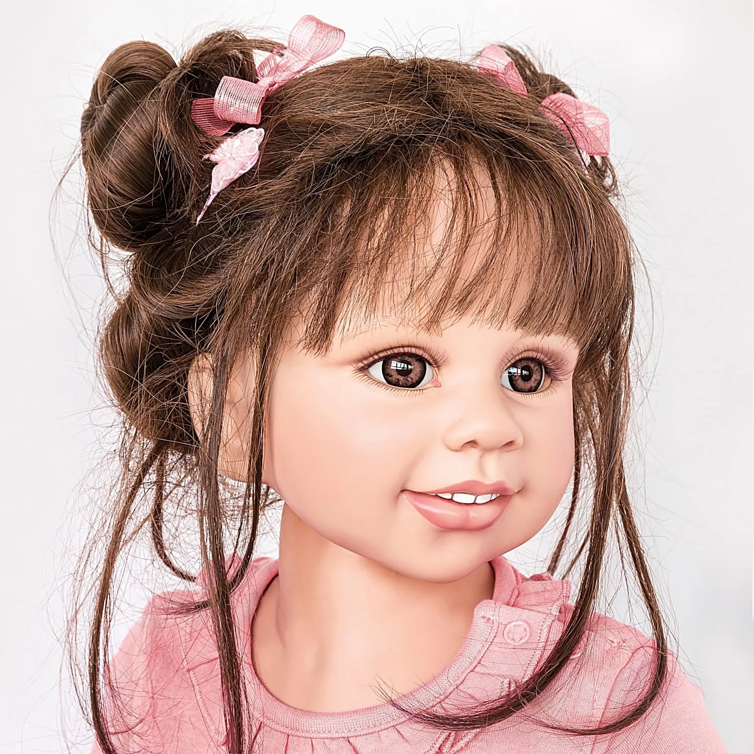 The Ashton-Drake Galleries Lara Ballerina Lifelike So Truly Real® Child Girl Doll Weighted Fully Poseable with Soft RealTouch® Vinyl Skin and Ballet Tutu by Doll Artist Monika Levenig 31-Inches